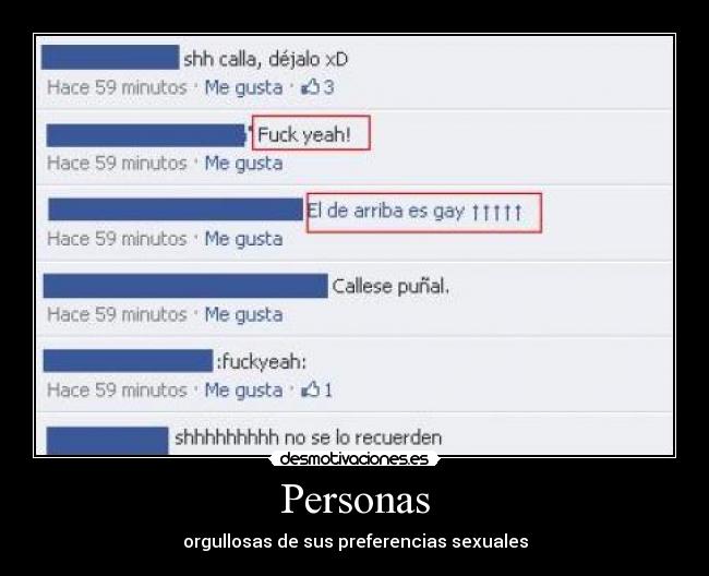 Personas - orgullosas de sus preferencias sexuales