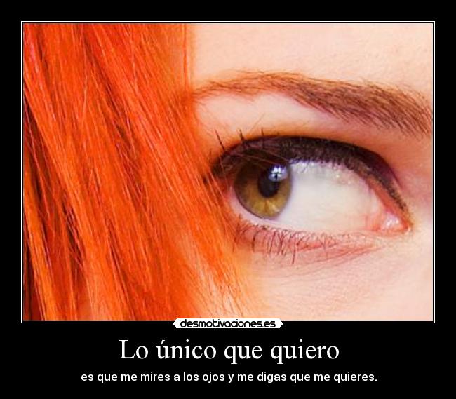Lo único que quiero - 