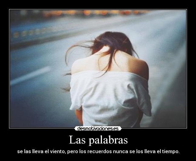 Las palabras -