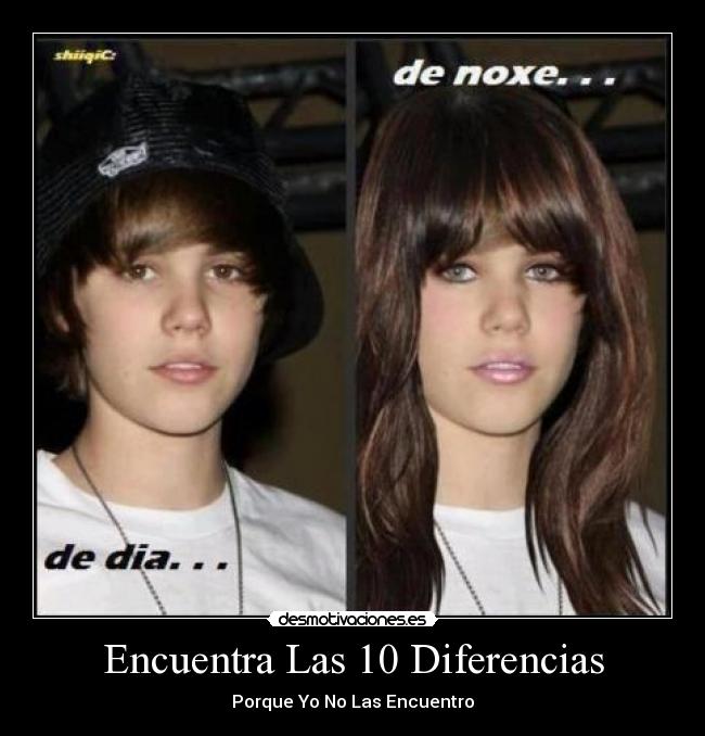 Encuentra Las 10 Diferencias - Porque Yo No Las Encuentro