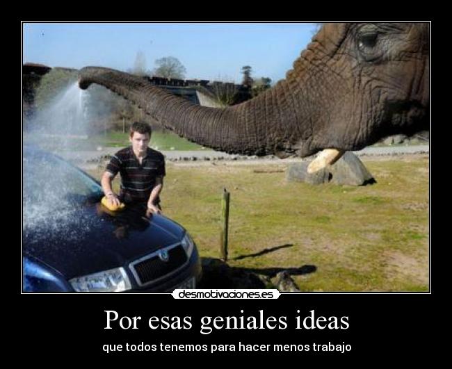 Por esas geniales ideas - 