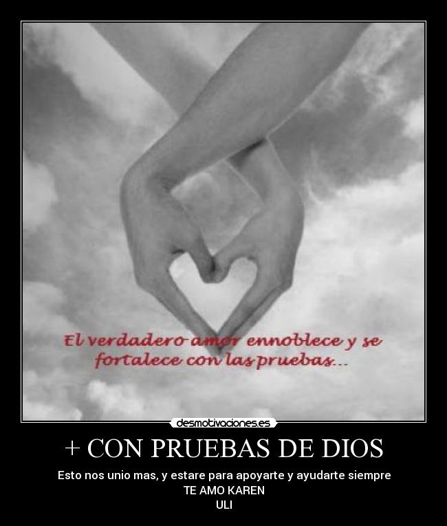 carteles dios pruebas desmotivaciones