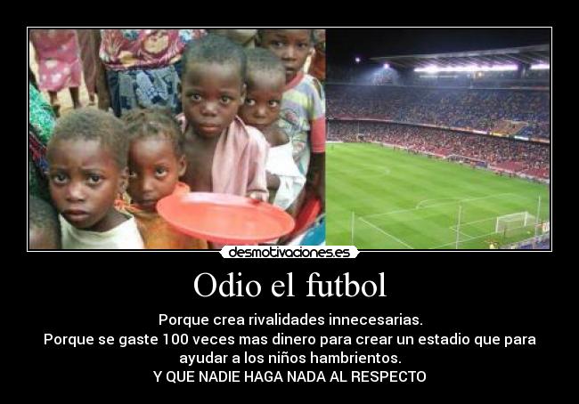 Odio el futbol - 