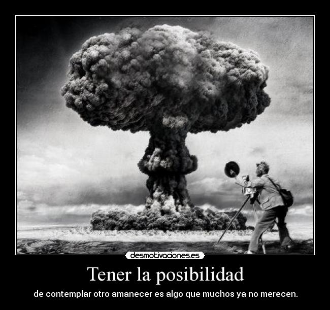 Tener la posibilidad - 