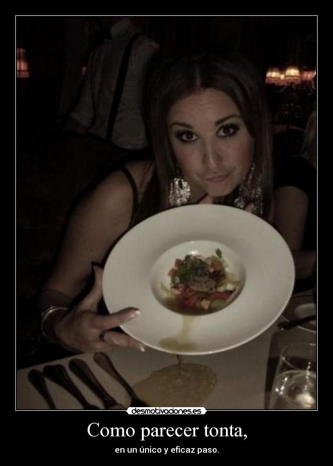 Como parecer tonta, -