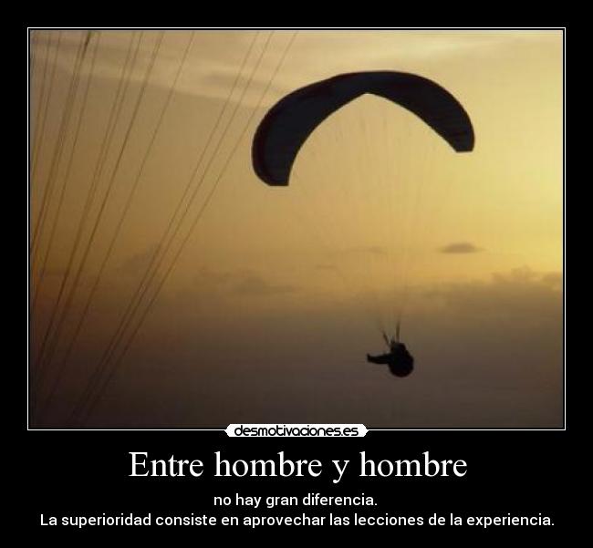 Entre hombre y hombre -