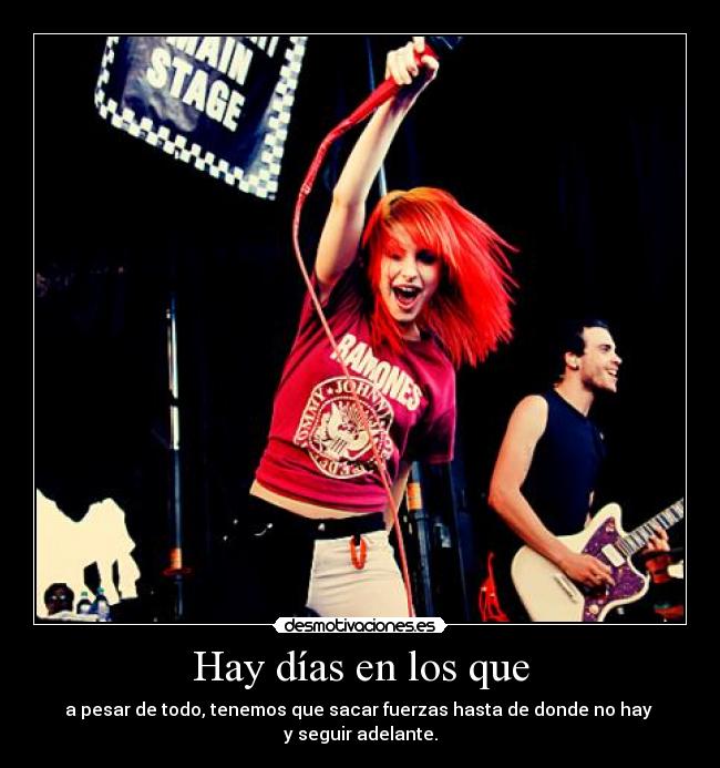 carteles srabahina clang mof paramorewarpedtour2011 paramore warpedtour hayleywilliams tayloryork desmotivaciones