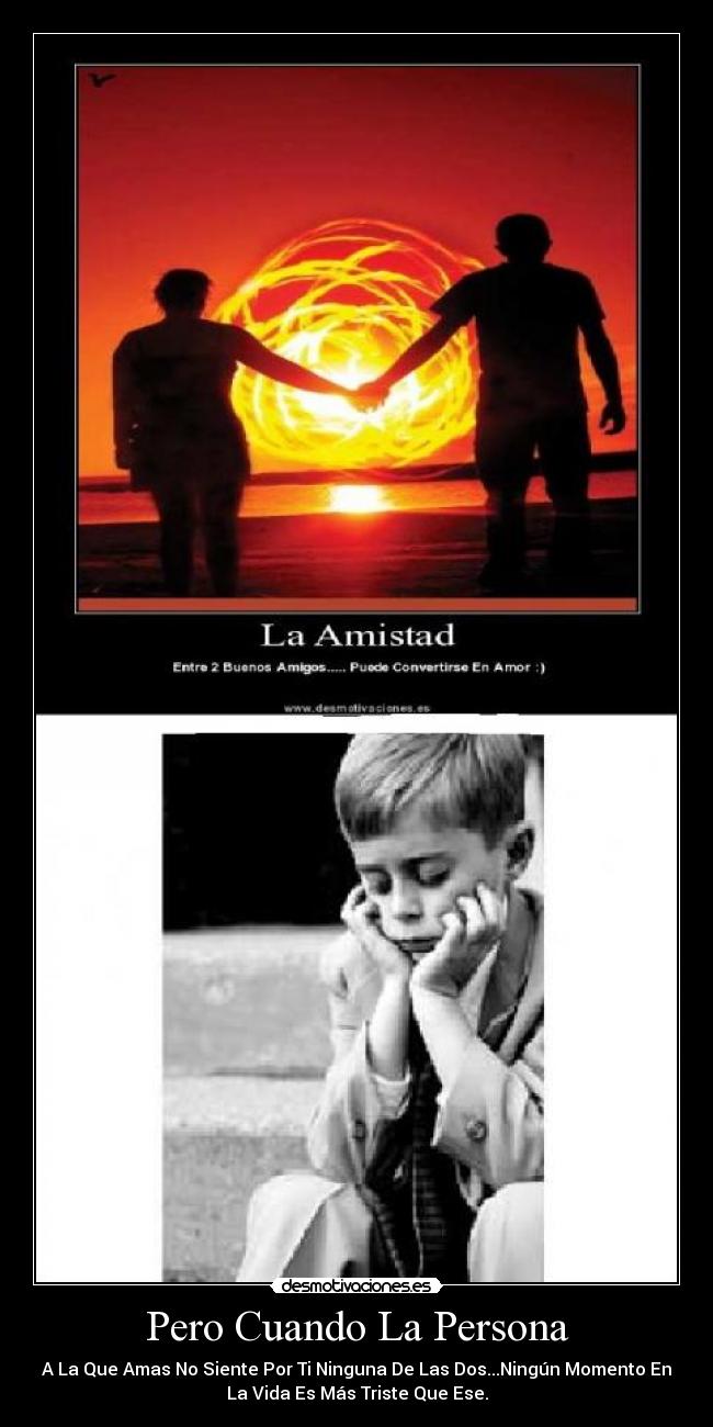 Pero Cuando La Persona -