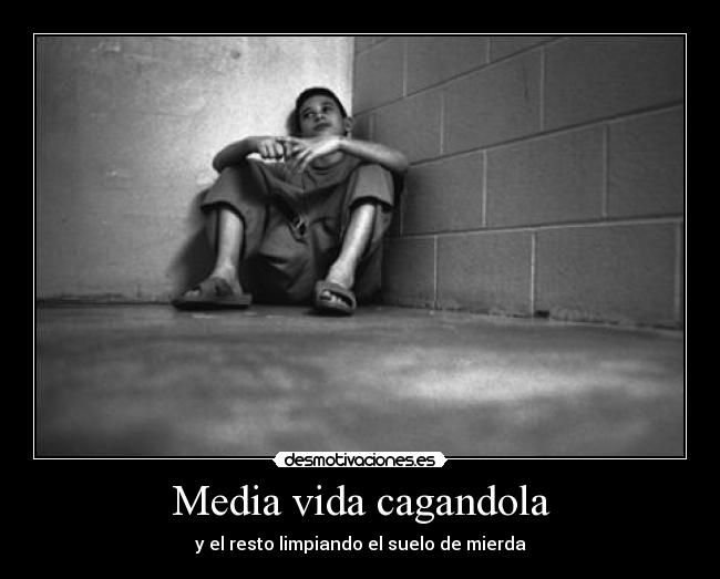 Media vida cagandola - y el resto limpiando el suelo de mierda
