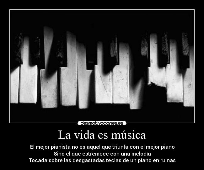 La vida es música - 