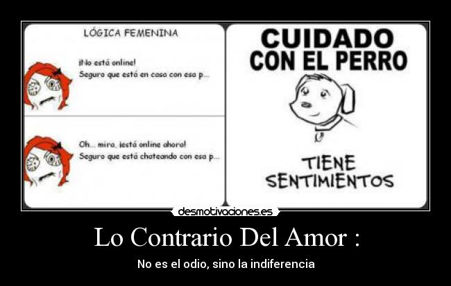 carteles amor contrario del amor desmotivaciones