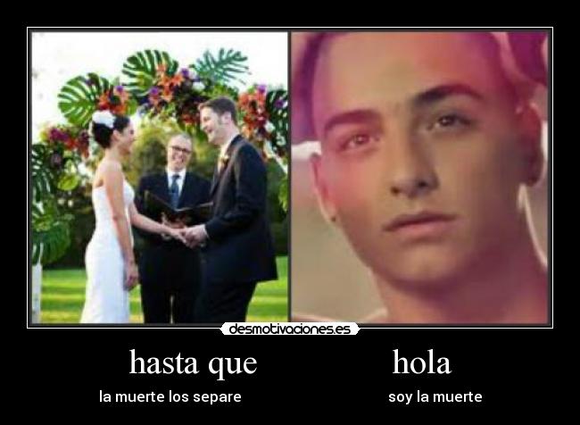 carteles hola soy muerte desmotivaciones