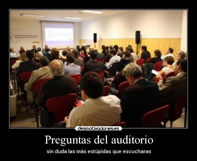 Preguntas del auditorio -