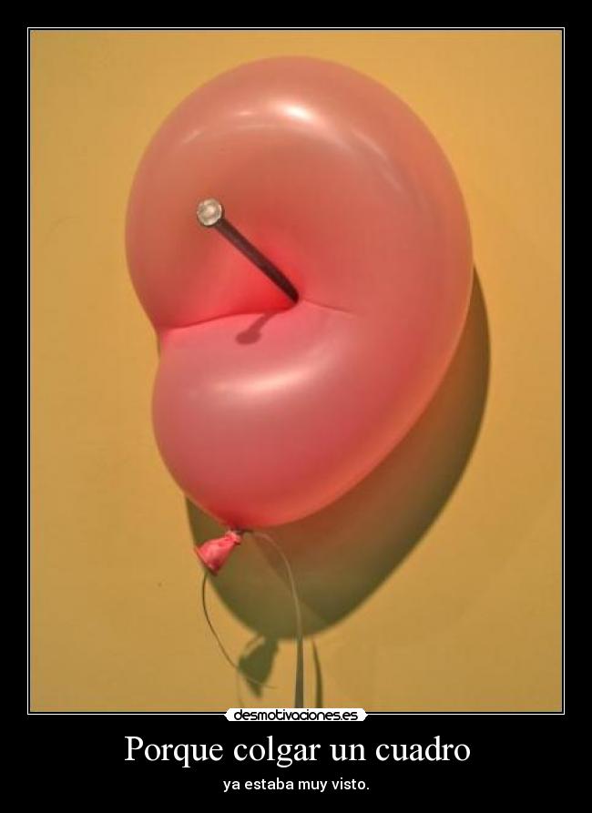 Porque colgar un cuadro - 