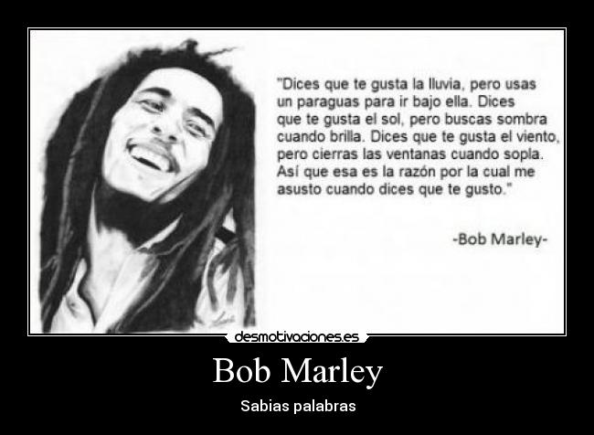 Bob Marley - Sabias palabras
