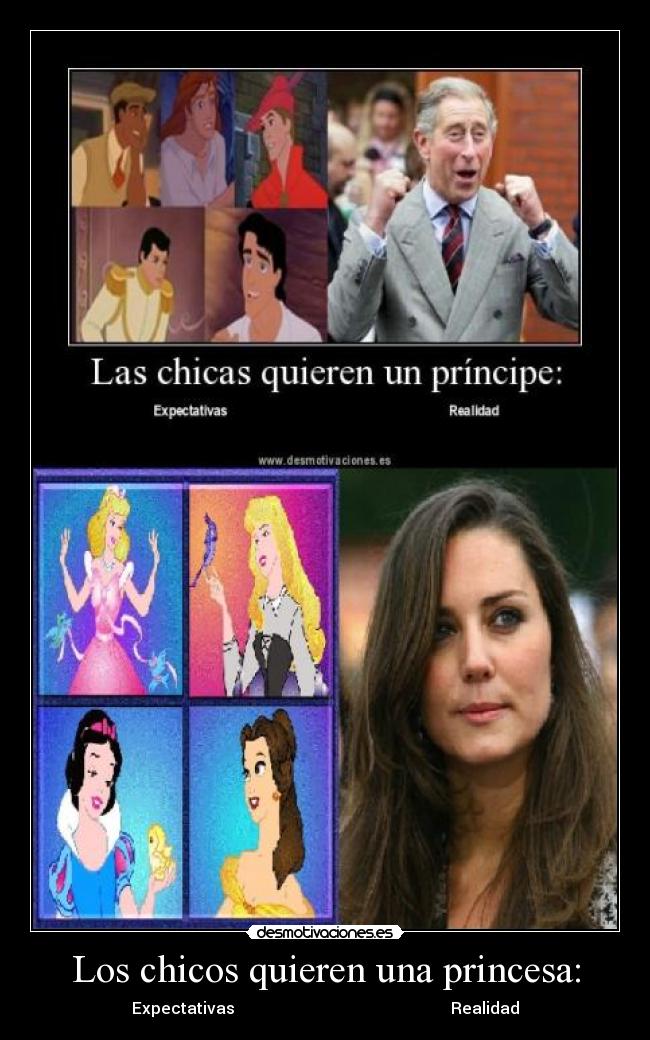 Los chicos quieren una princesa: -