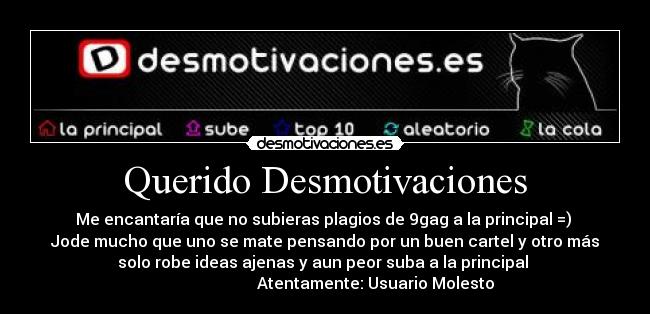 Querido Desmotivaciones -