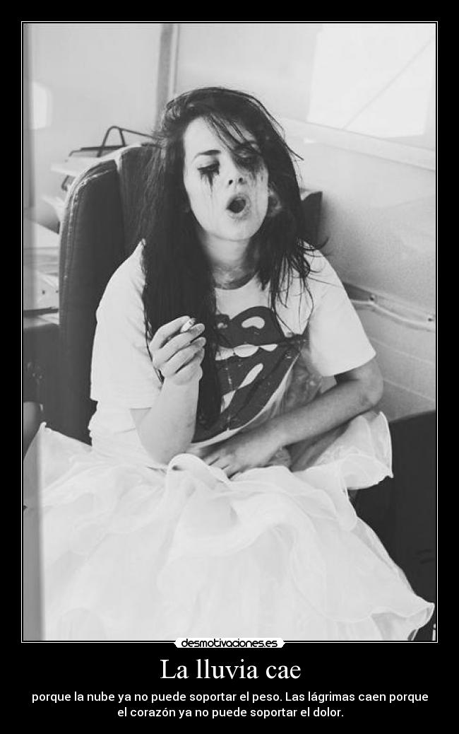 La lluvia cae -