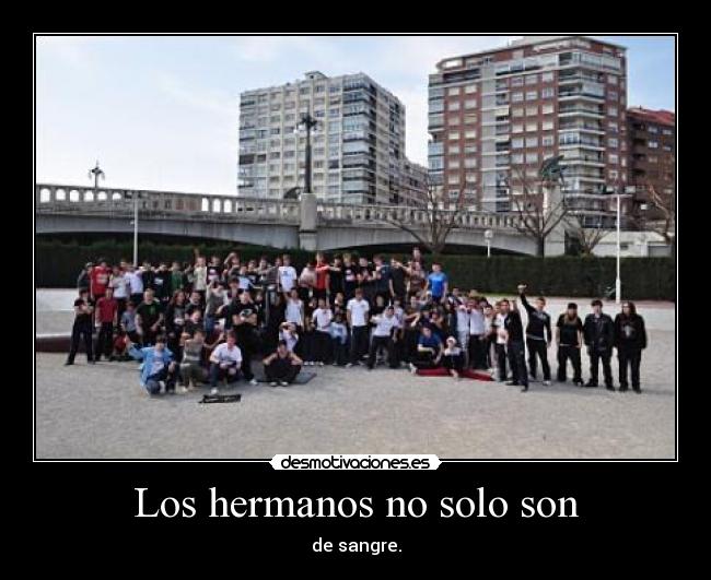 Los hermanos no solo son -