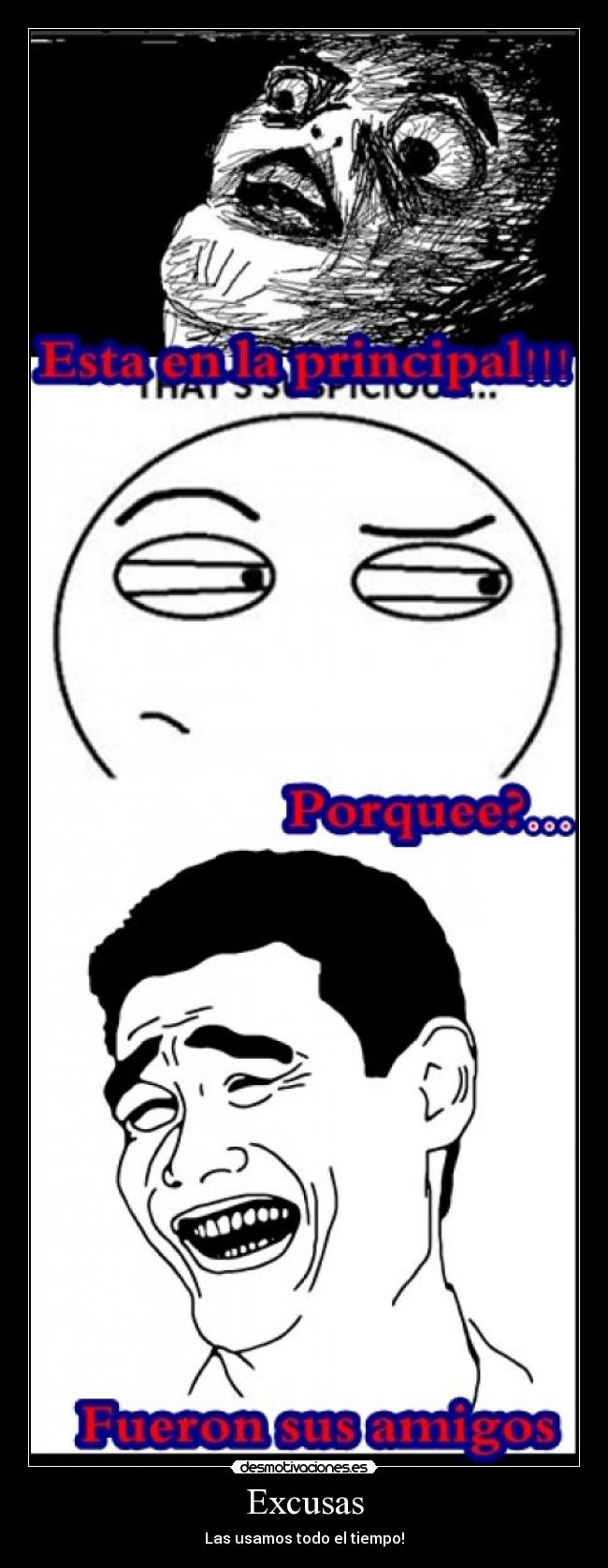 carteles what excusas desmotivaciones