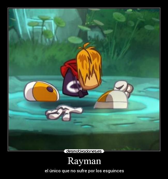 Rayman - el único que no sufre por los esguinces