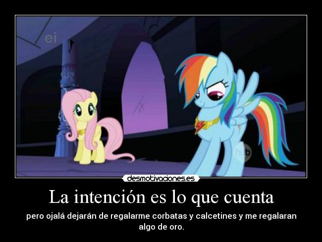 La intención es lo que cuenta - 