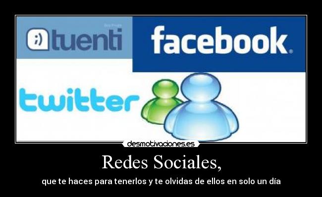 Redes Sociales, -