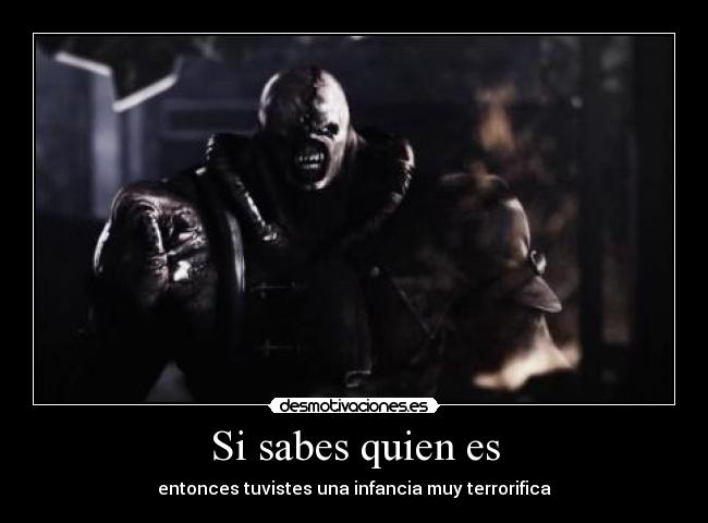carteles resident evil operation raccoon city nemesis desmotivaciones