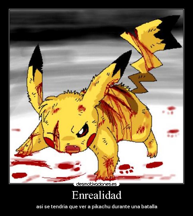 Enrealidad - asi se tendria que ver a pikachu durante una batalla