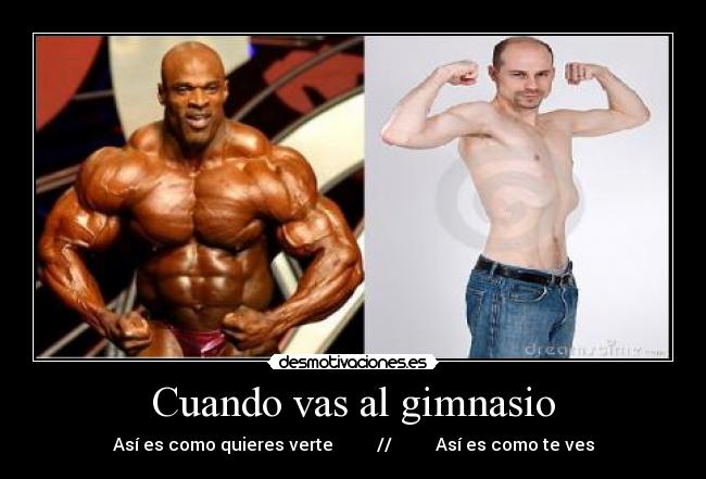 Cuando vas al gimnasio - Así es como quieres verte // Así es como te ves