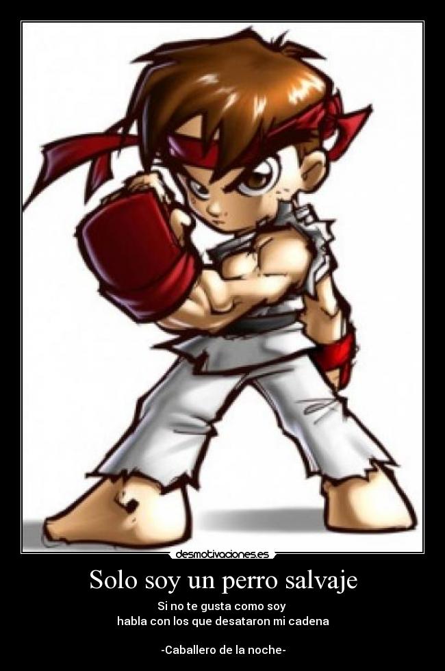 carteles anime ryu desmotivaciones