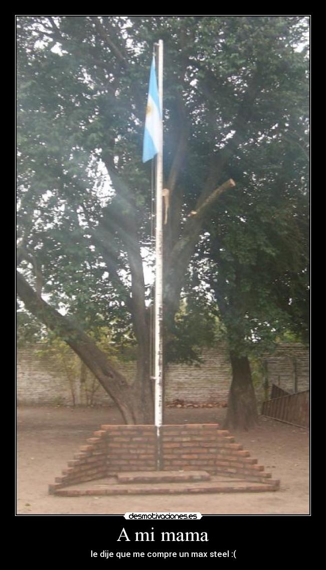 A mi mama - le dije que me compre un max steel :(