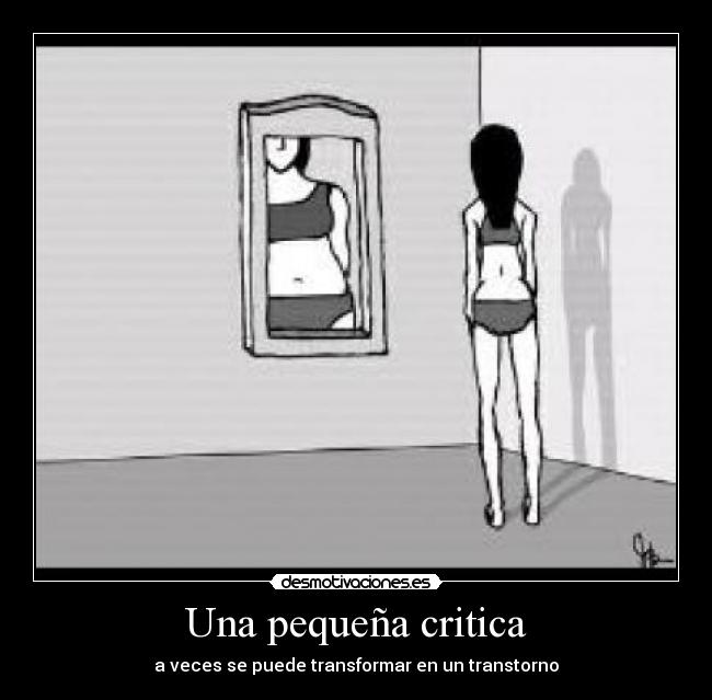 carteles transtorno mujer criticas desmotivaciones