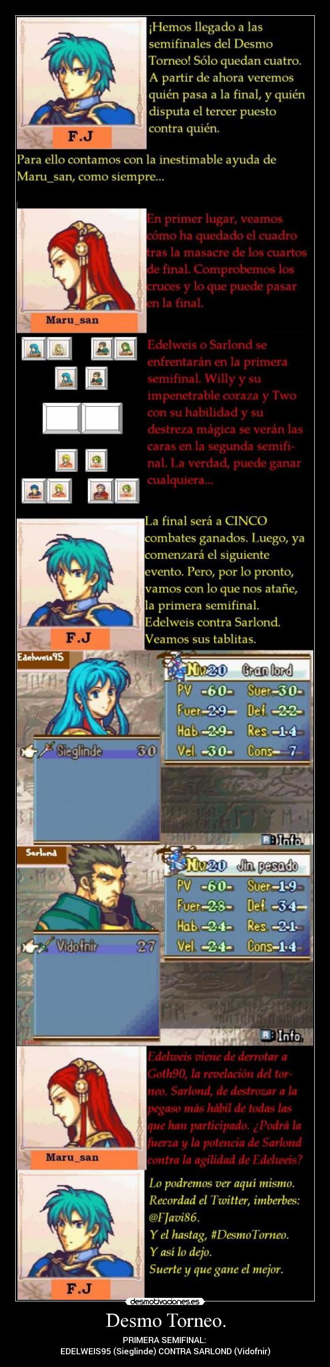 carteles desmotorneo efejota semifinales edelweis sarlond desmotivaciones