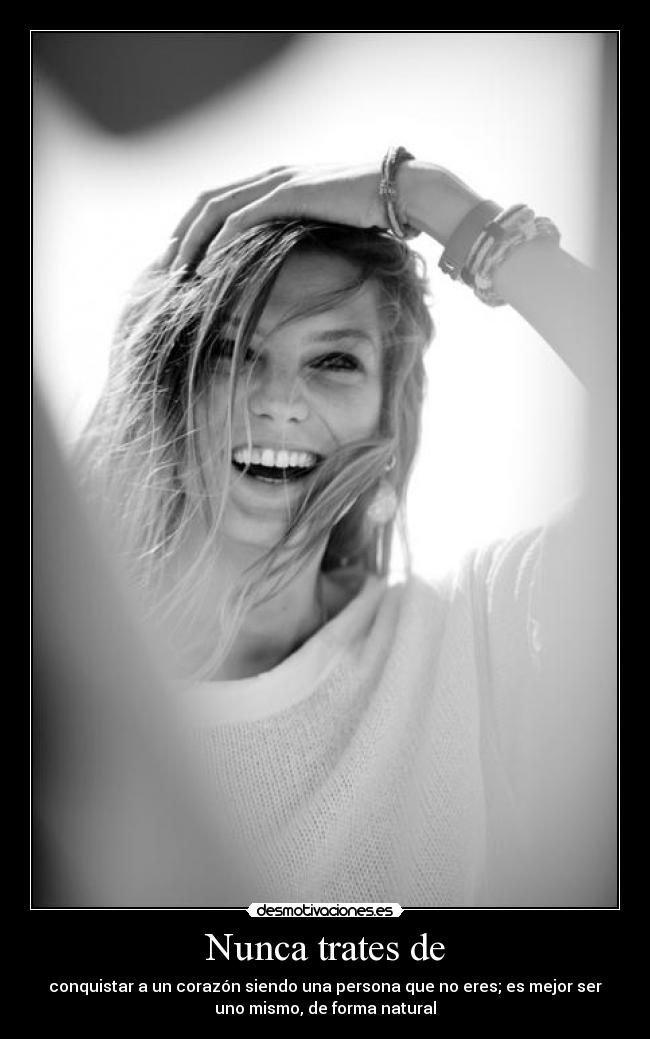 Nunca trates de - 