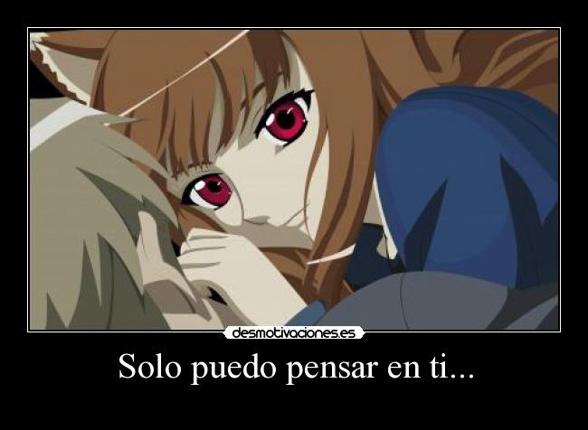 Solo puedo pensar en ti... - 