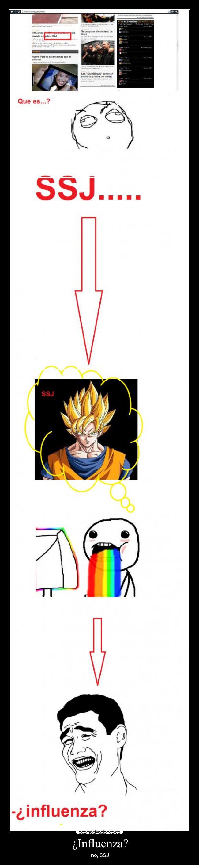 ¿Influenza? - no, SSJ