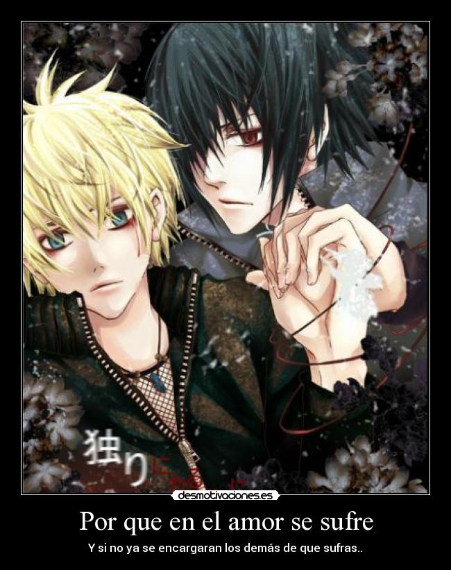 Por que en el amor se sufre -