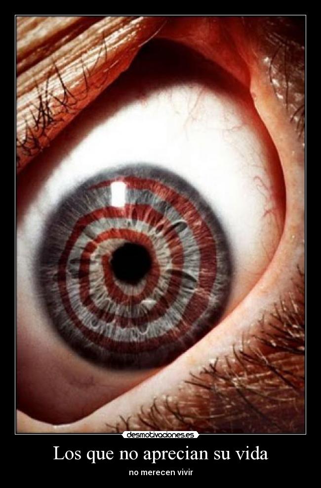 Los que no aprecian su vida - no merecen vivir