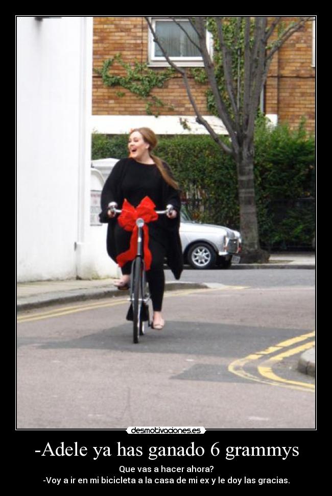 -Adele ya has ganado 6 grammys -