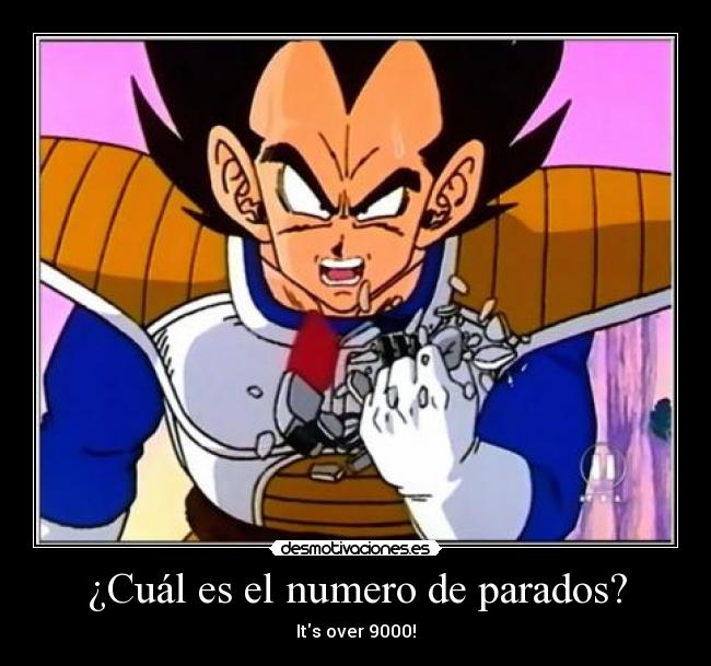 ¿Cuál es el numero de parados? - 