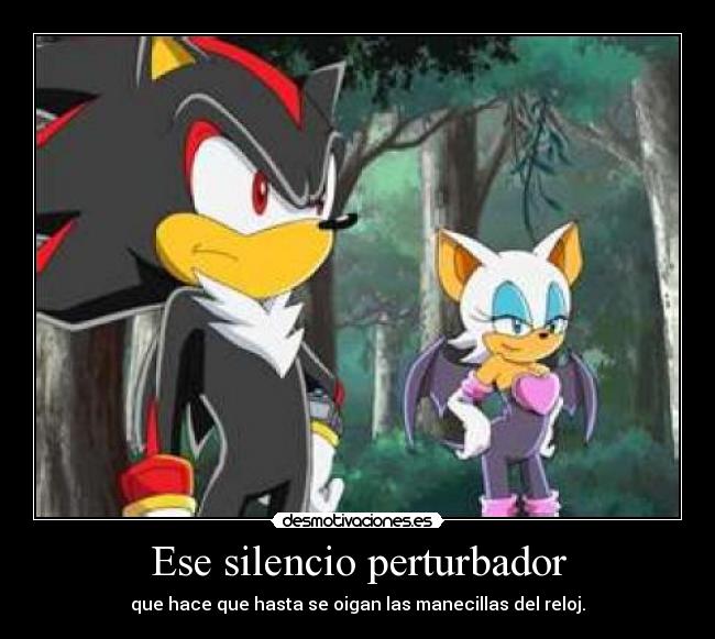 Ese silencio perturbador -