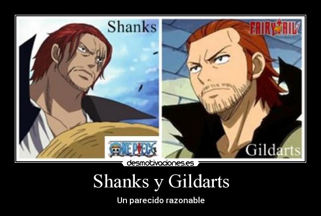 Shanks y Gildarts - Un parecido razonable