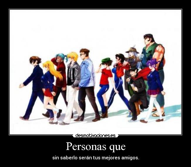 Personas que -