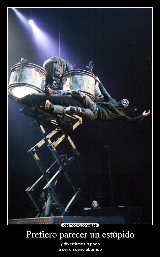 Prefiero parecer un estúpido - 