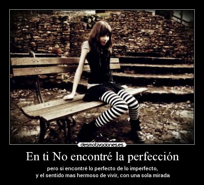 En ti No encontré la perfección - 