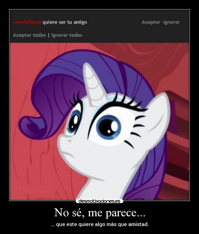 No sé, me parece... - 