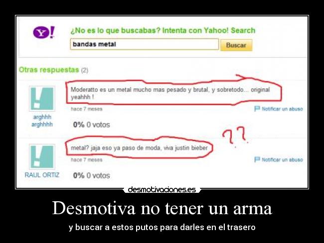 carteles metal justin rock musica desmotivaciones