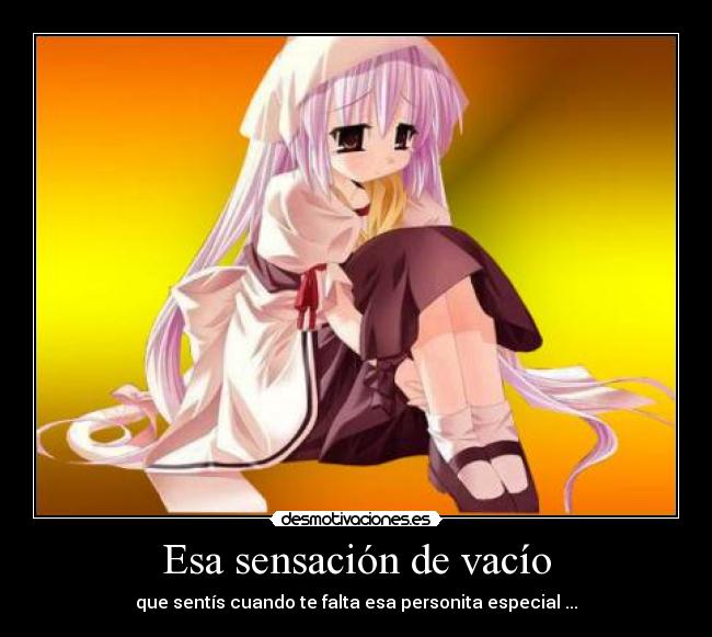 Esa sensación de vacío - 