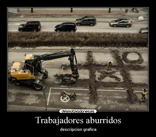 Trabajadores aburridos -